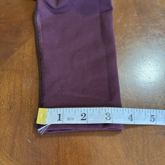 Lululemon Burgundy Reversible High Rise Pant Leggings Size 4 Women’s - Picture 9 of 14